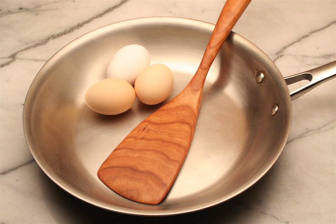 Wooden Spatula For Flipping Your Flapjacks Carved From Cherry